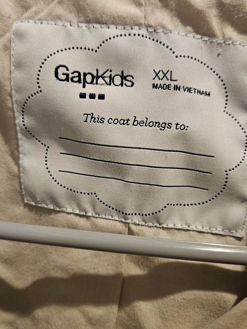 GAP Beige Utility Jacket with Front Pockets - Picture 4 of 4